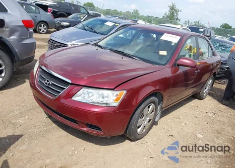 2010 Hyundai Sonata Gls из США, поврежденный, VIN 5NPET4AC0AH608134